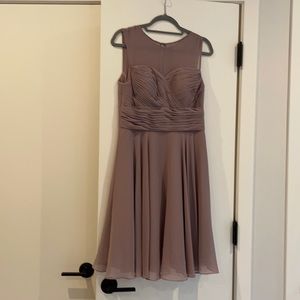 Azazie bridesmaid dress in dusk